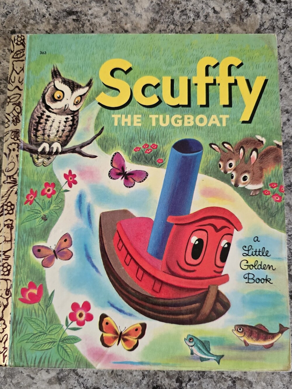 Scuffy the Tugboat Kids Toy - Red and Blue